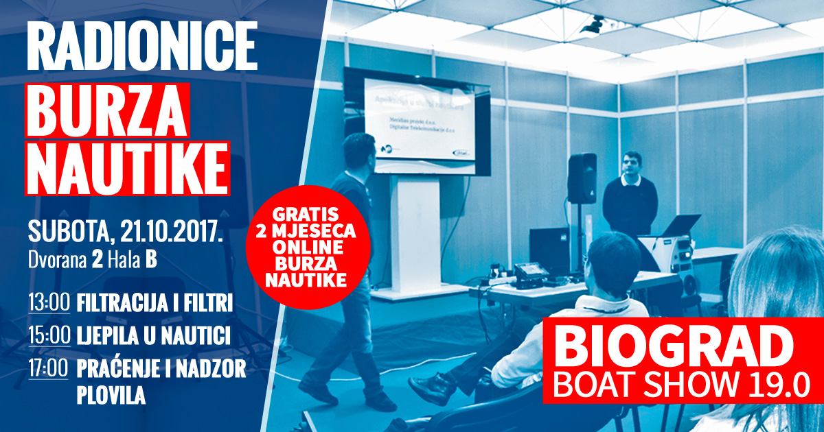 Radionice Burze Nautike na Biograd Boat Showu 19.0