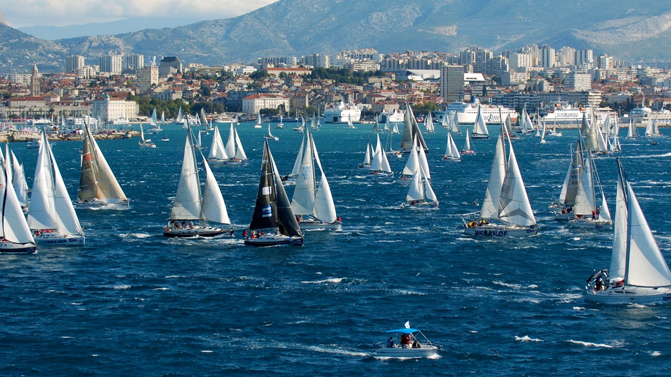 Mrdujska regata, centralni događaj splitskog festivala jedrenja